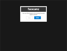 Tablet Screenshot of facecamz.com